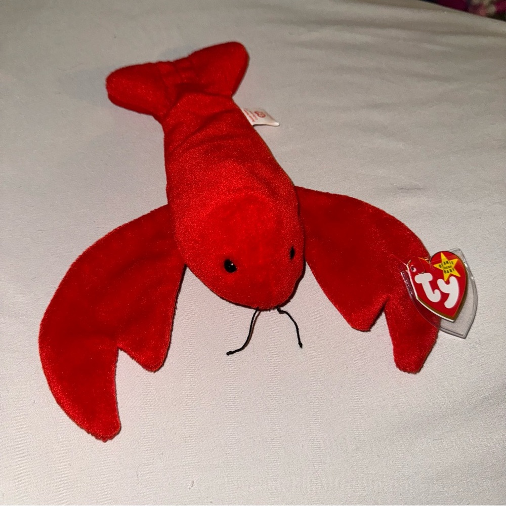 Rare Ty Beanie Baby Pinchers - MWMT (Lobster 1993)
